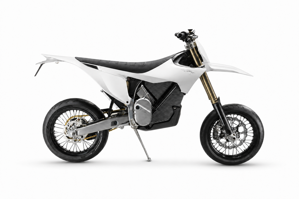 Stark Varg SM Supermoto White