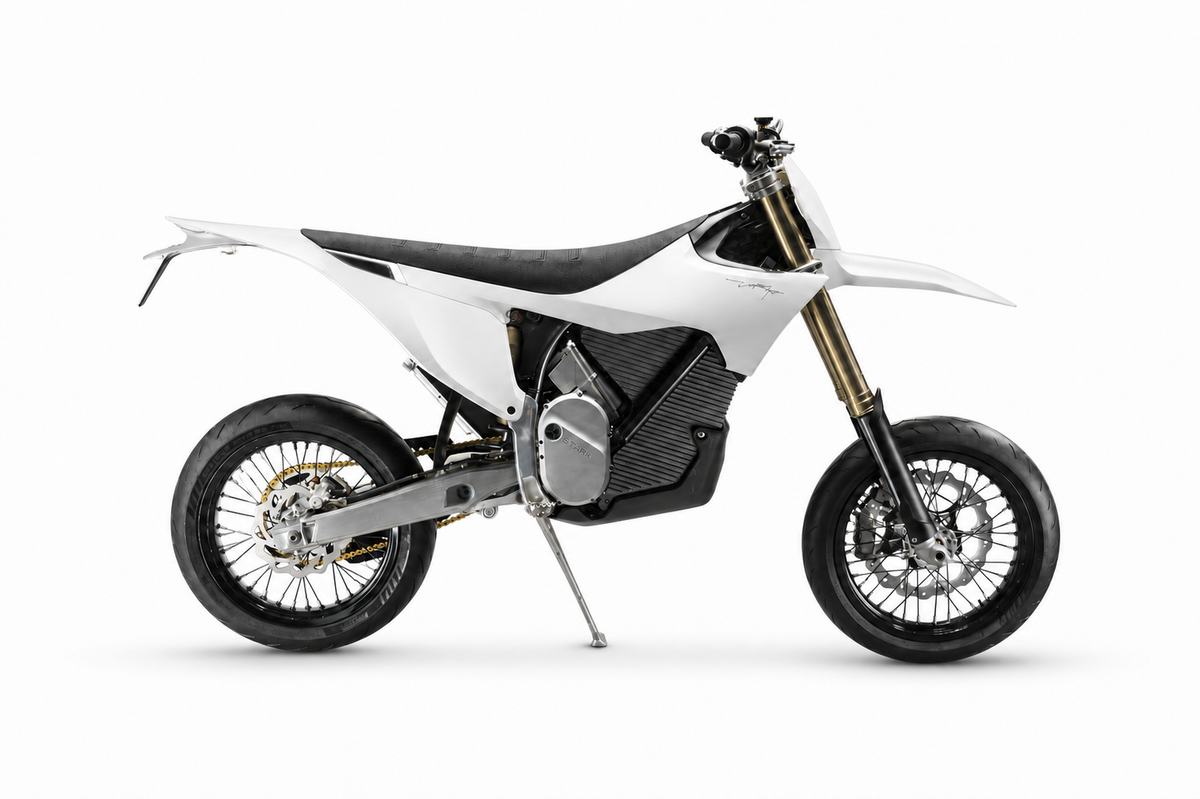Stark Varg SM Supermoto White